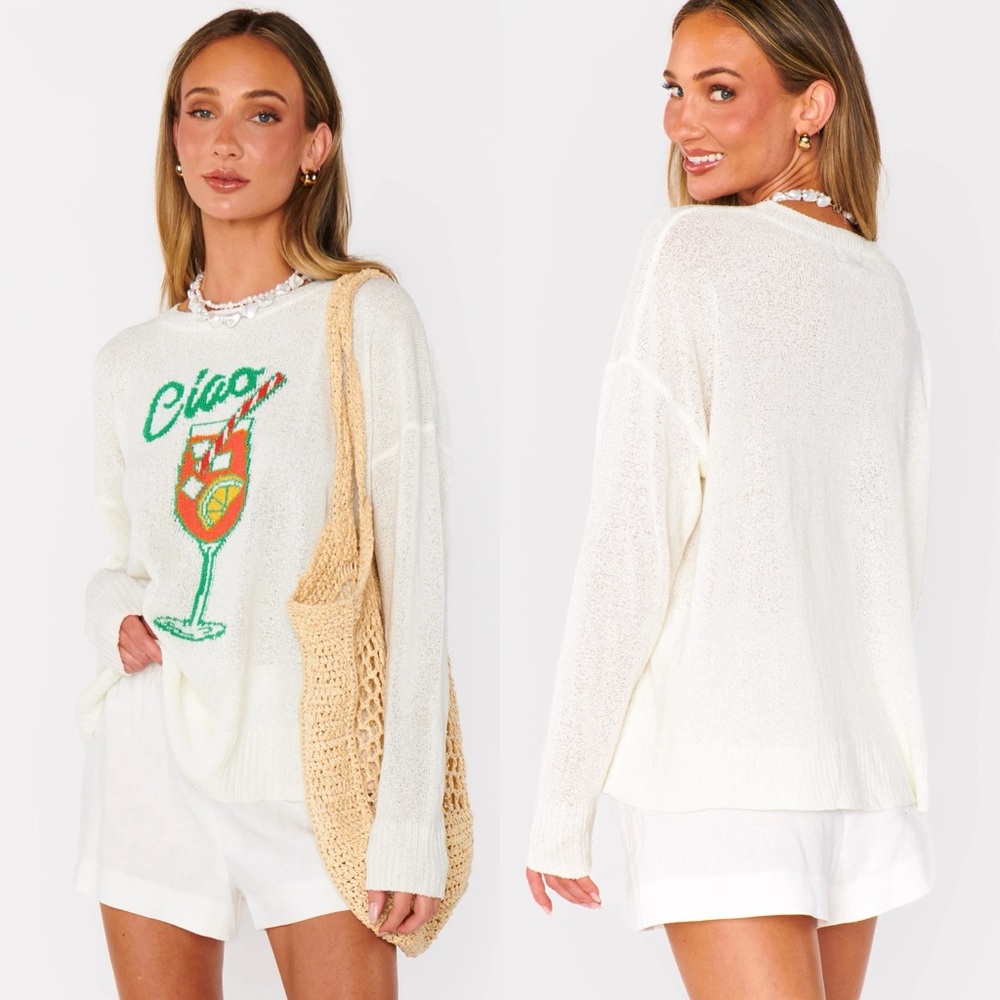 Show Me Your Mumu Ciao Cocktail Woodsy Sweater - Picture 5 of 9